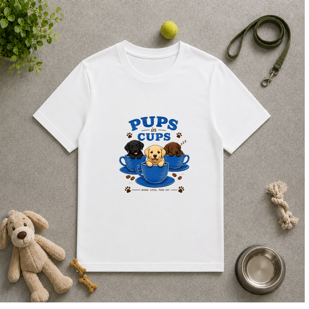 Pups in Cups - Labradors - Unisex T-Shirt