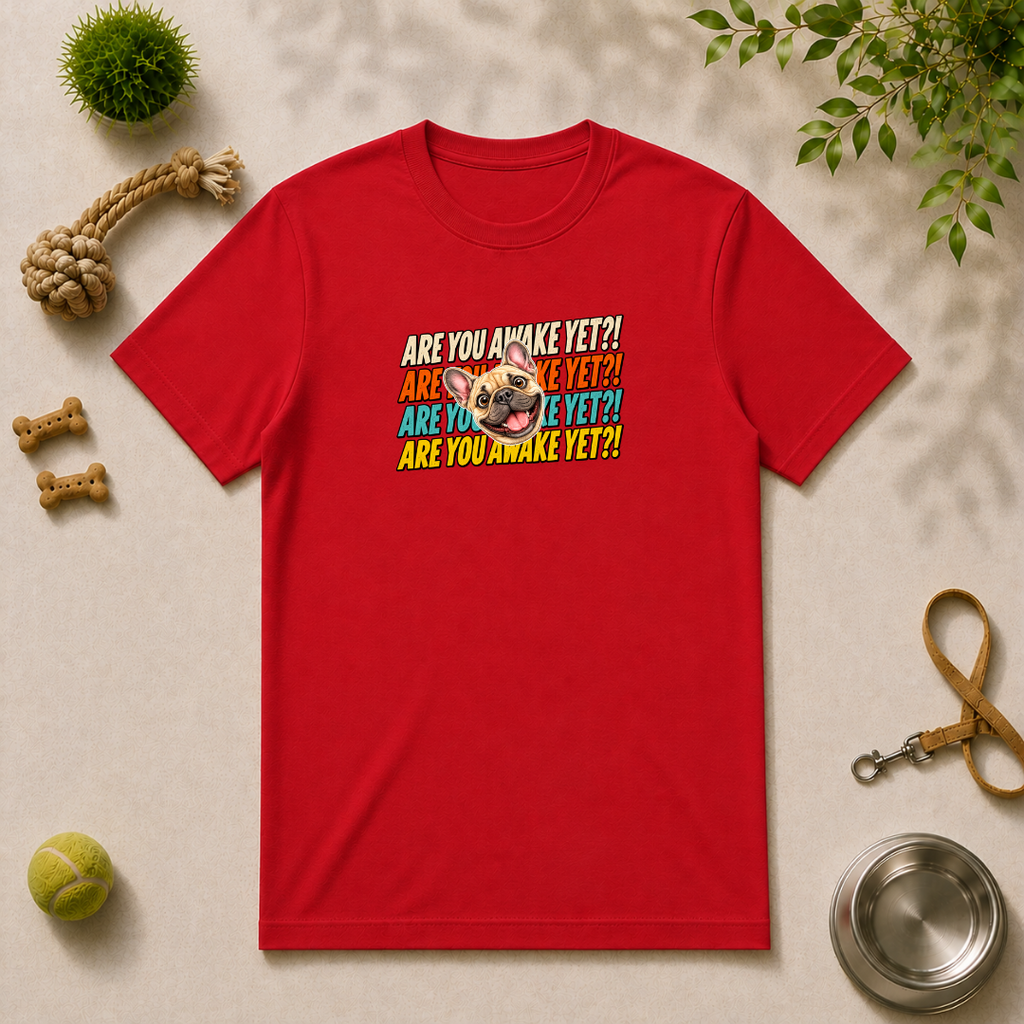 Are You Awake Yet?! - French Bulldog - Unisex T-Shirt
