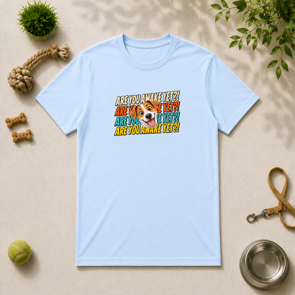 Are You Awake Yet?! - Jack Russell - Unisex T-Shirt