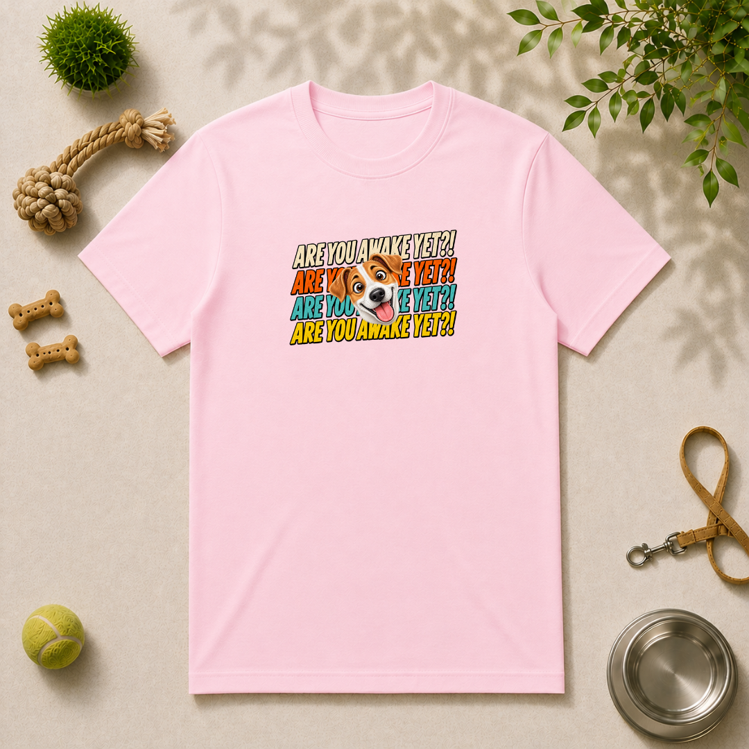 Are You Awake Yet?! - Jack Russell - Unisex T-Shirt