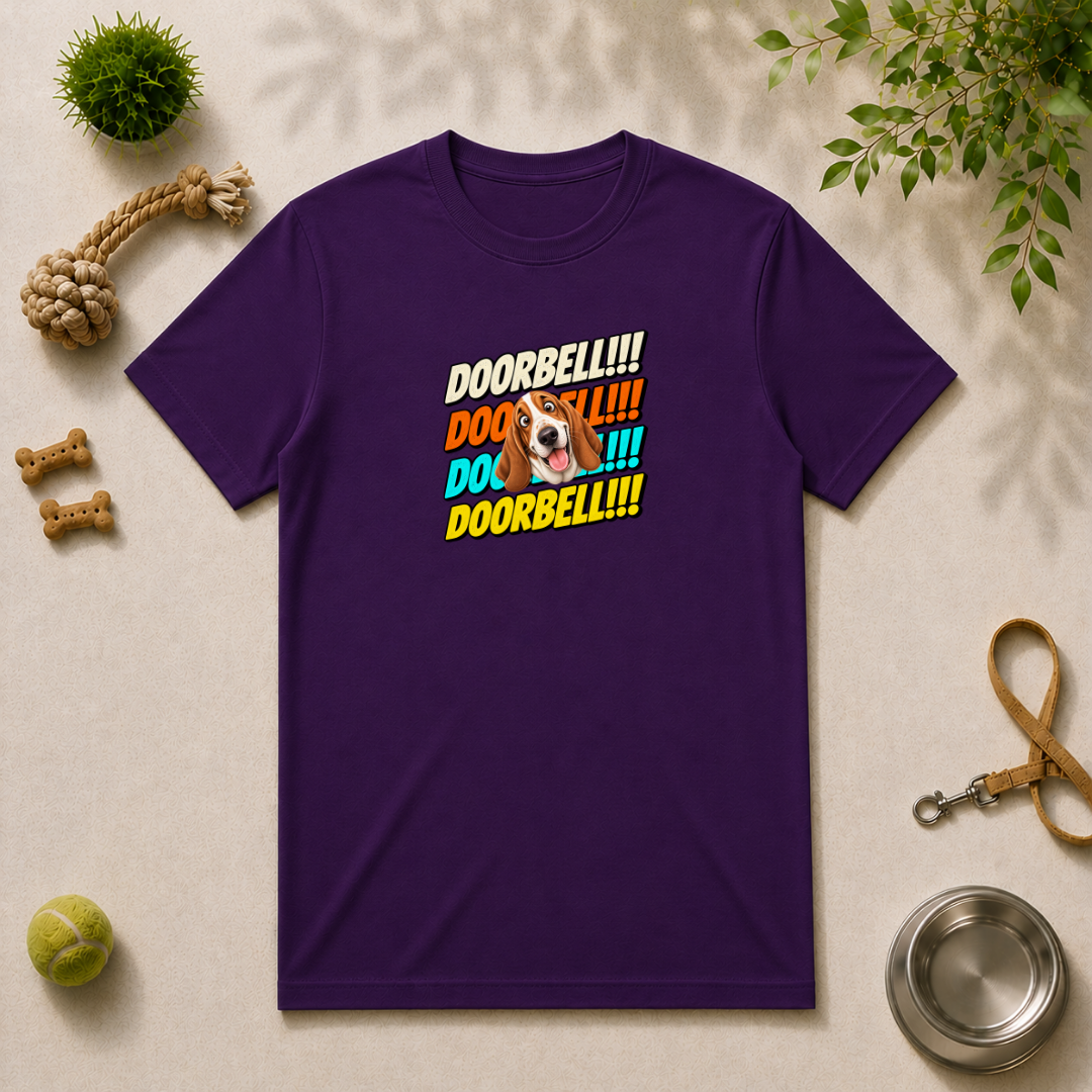 Doorbell!!! - Basset Hound - Unisex T-Shirt