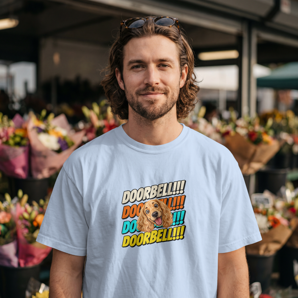 Doorbell!!! - Cocker Spaniel - Unisex T-Shirt