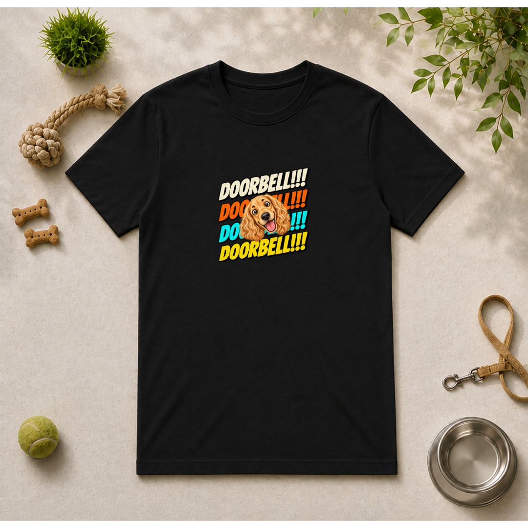 Doorbell!!! - Cocker Spaniel - Unisex T-Shirt