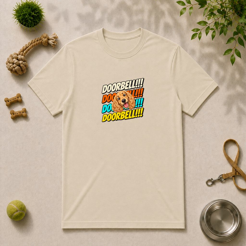 Doorbell!!! - Cocker Spaniel - Unisex T-Shirt