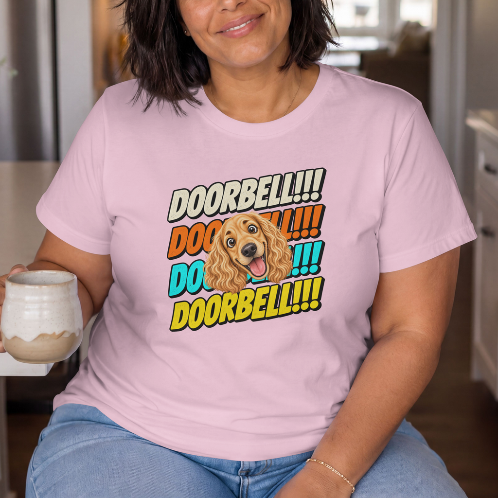 Doorbell!!! - Cocker Spaniel - Unisex T-Shirt