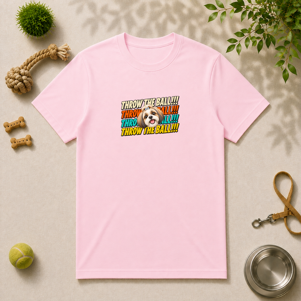 Throw the Ball!!! - Shih Tzu - Unisex T-Shirt