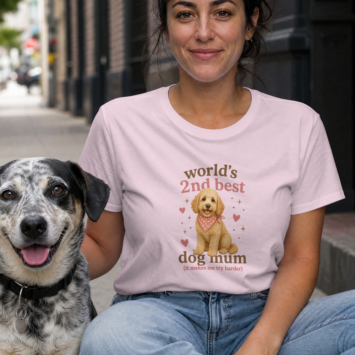 World’s 2nd Best Dog Mum - Cockapoo - Unisex T-Shirt