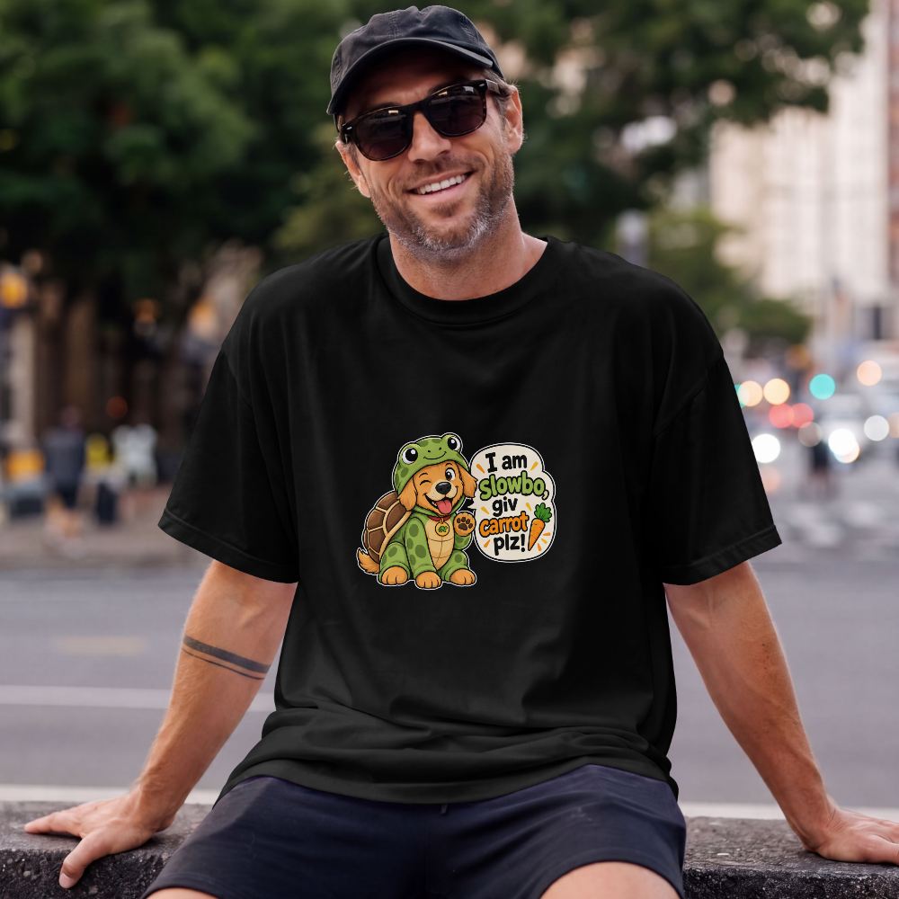 I Am Slowbo, Giv Carrot Plz! - Unisex T-Shirt