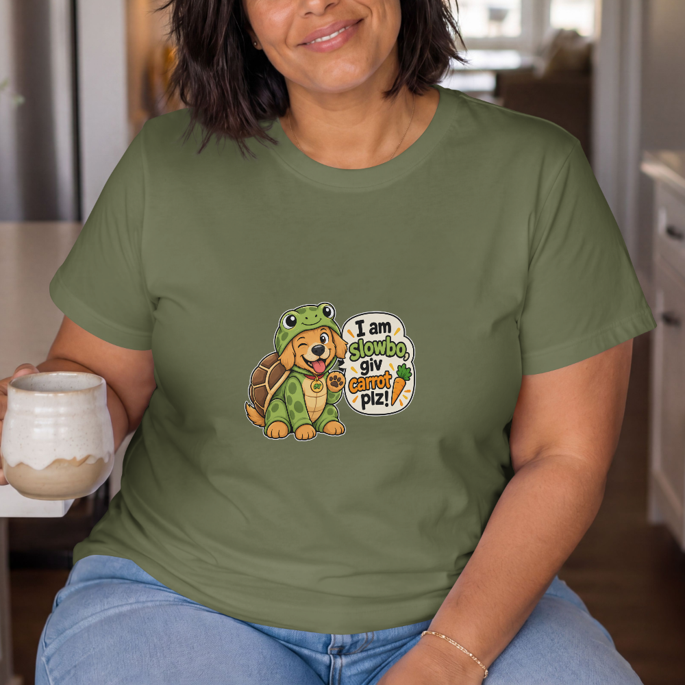 I Am Slowbo, Giv Carrot Plz! - Unisex T-Shirt