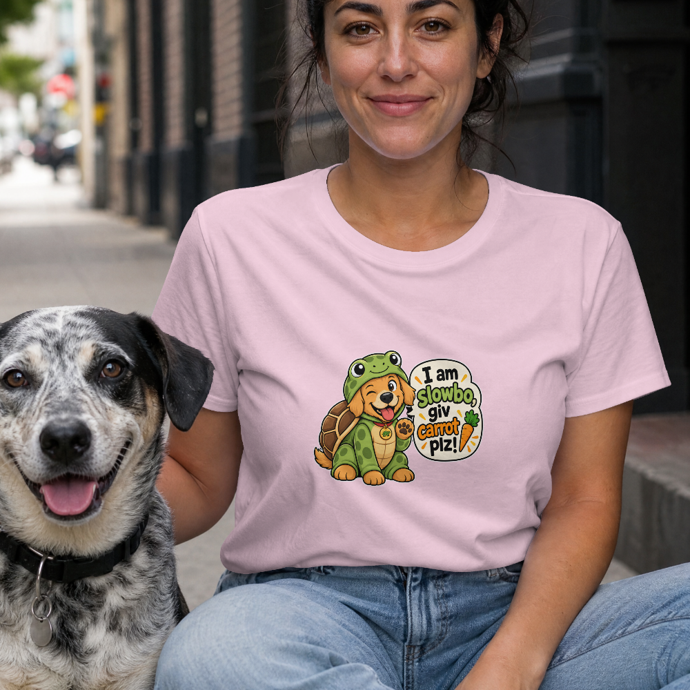 I Am Slowbo, Giv Carrot Plz! - Unisex T-Shirt