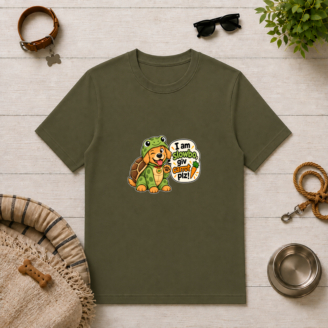 I Am Slowbo, Giv Carrot Plz! - Unisex T-Shirt