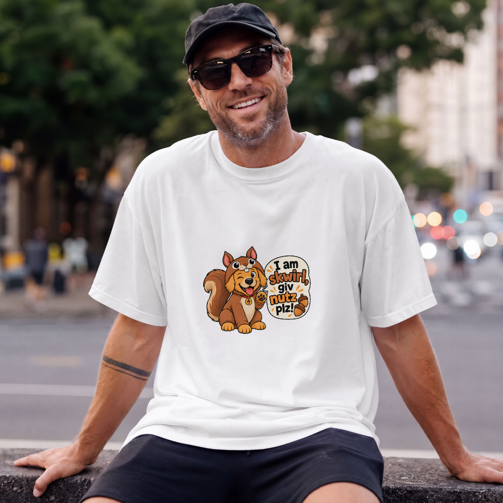 I Am Skwirl, Giv Nutz Plz! - Unisex T-Shirt