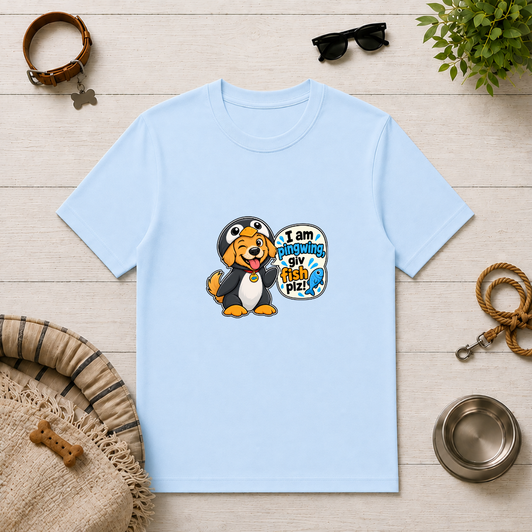 I Am Pingwing, Giv Fish Plz! - Unisex T-Shirt