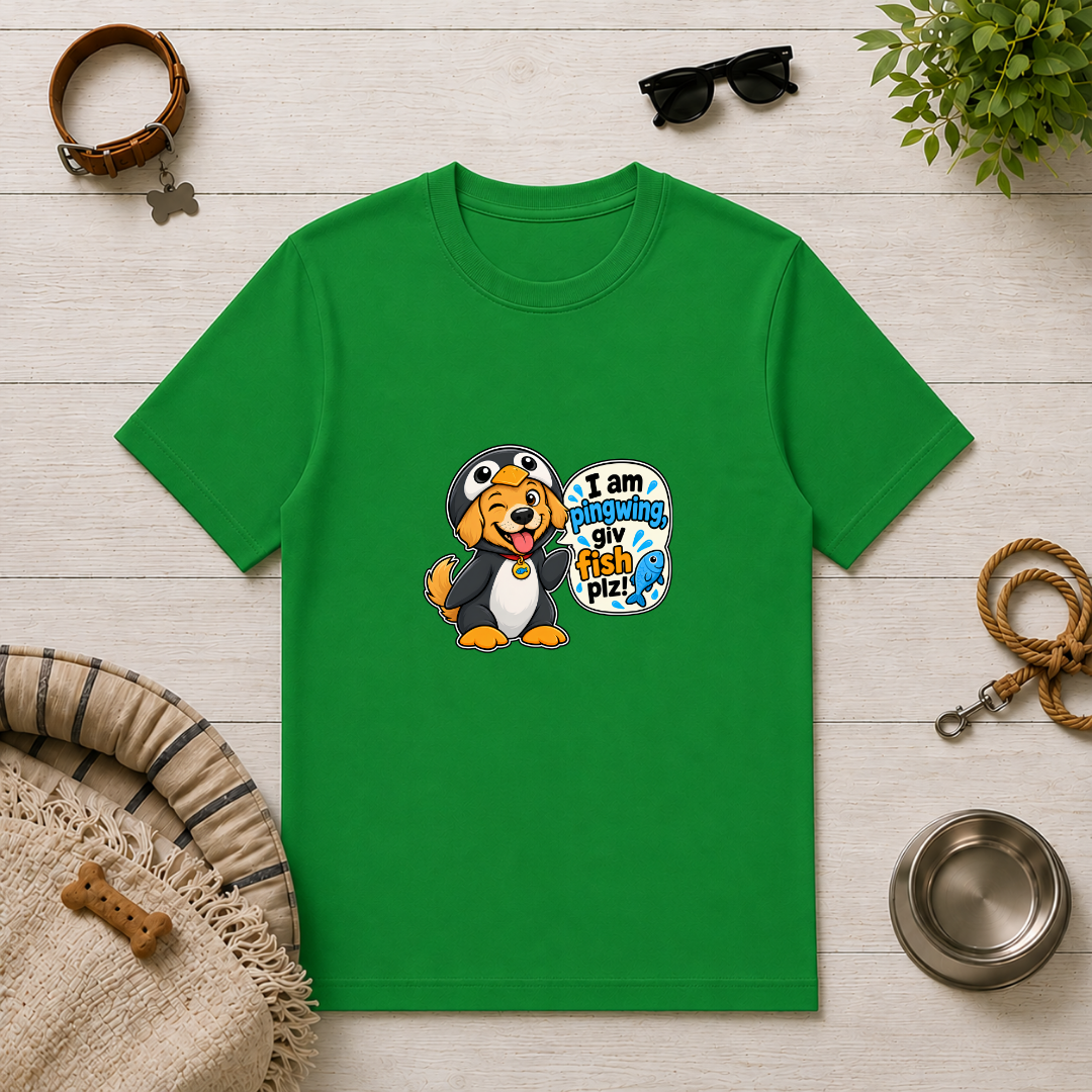 I Am Pingwing, Giv Fish Plz! - Unisex T-Shirt
