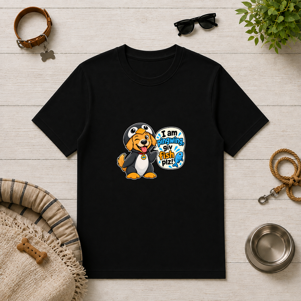 I Am Pingwing, Giv Fish Plz! - Unisex T-Shirt