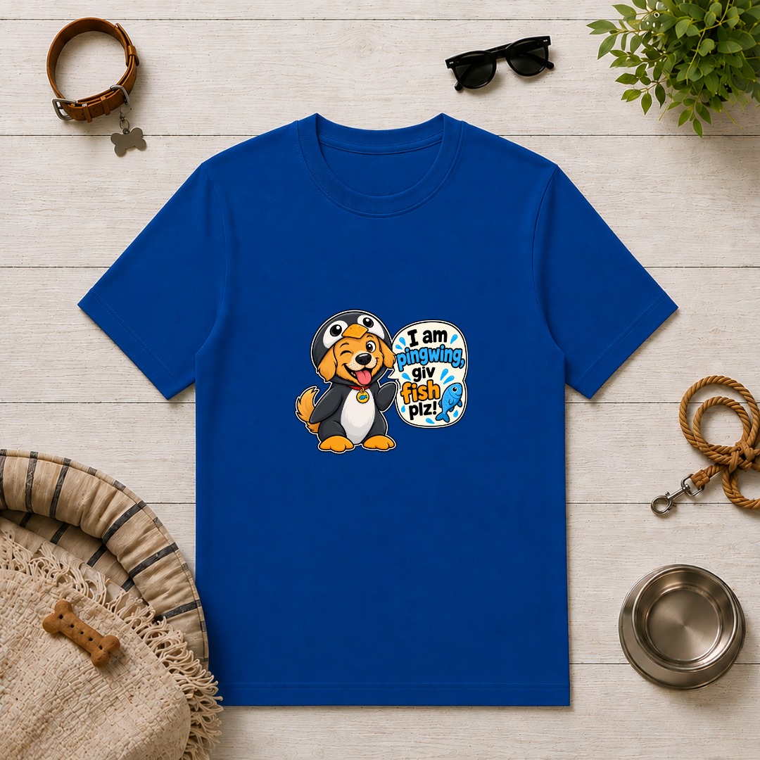 I Am Pingwing, Giv Fish Plz! - Unisex T-Shirt