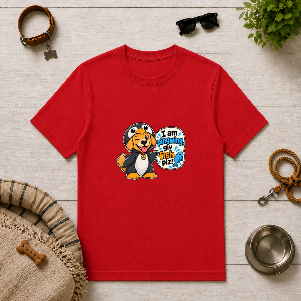 I Am Pingwing, Giv Fish Plz! - Unisex T-Shirt