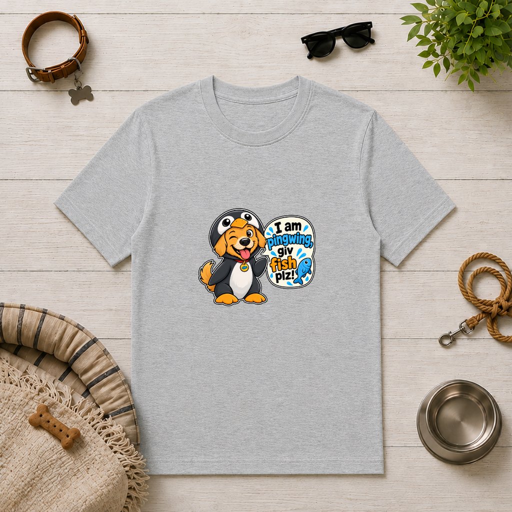 I Am Pingwing, Giv Fish Plz! - Unisex T-Shirt