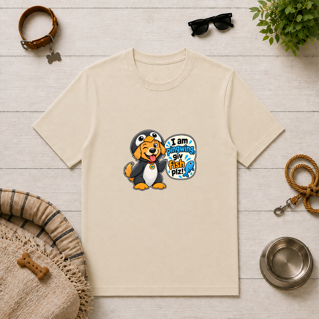 I Am Pingwing, Giv Fish Plz! - Unisex T-Shirt