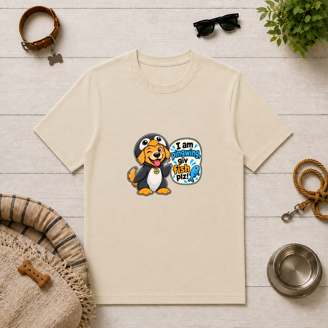 I Am Pingwing, Giv Fish Plz! - Unisex T-Shirt