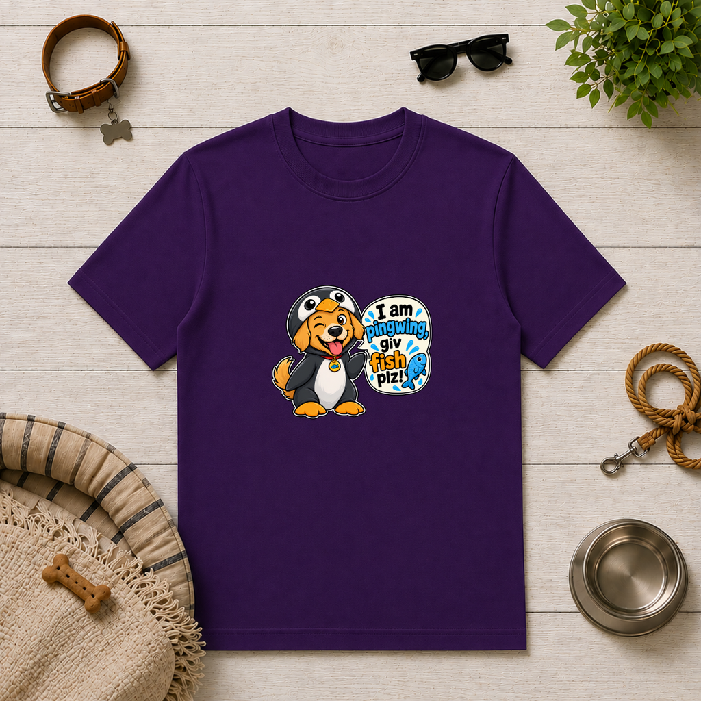 I Am Pingwing, Giv Fish Plz! - Unisex T-Shirt
