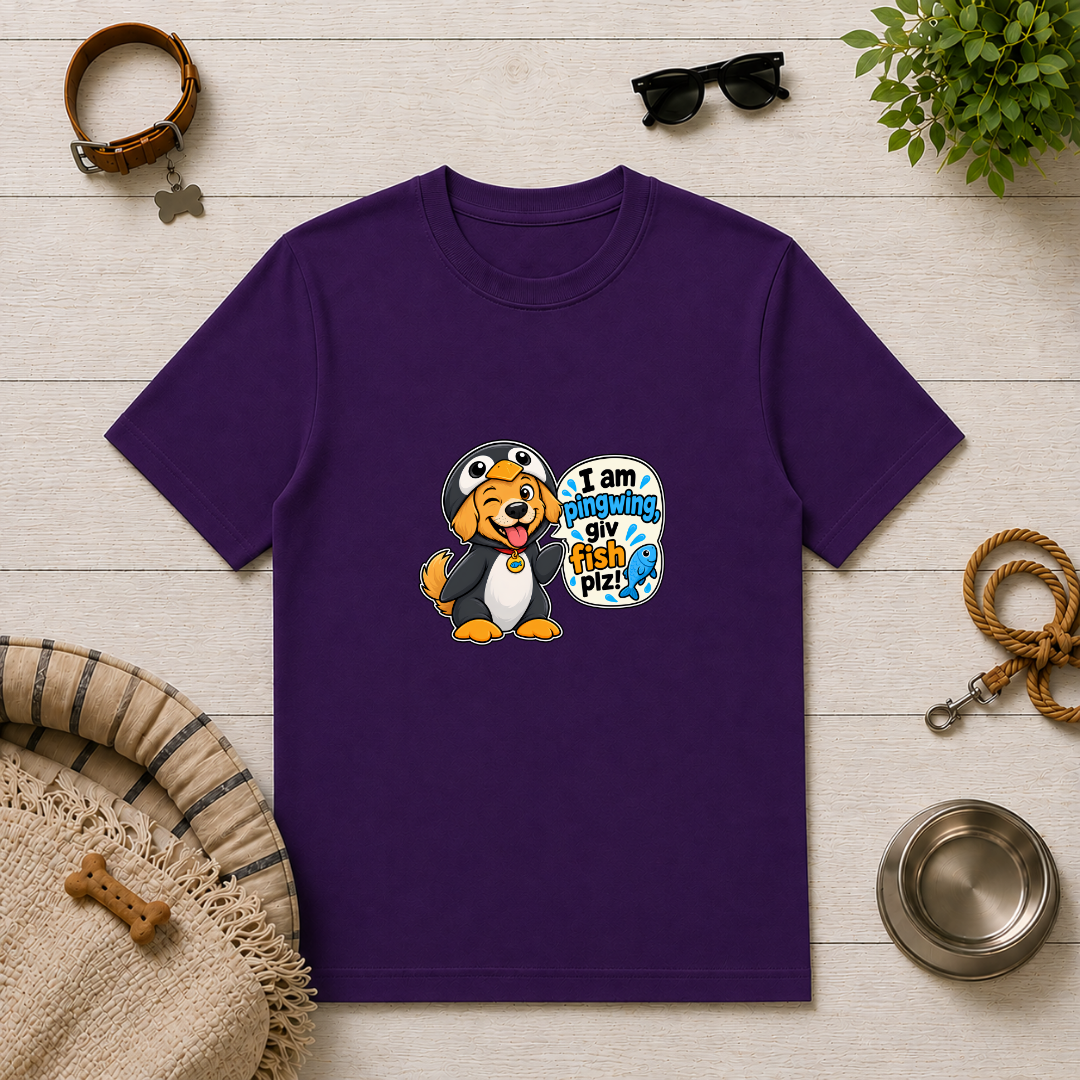 I Am Pingwing, Giv Fish Plz! - Unisex T-Shirt