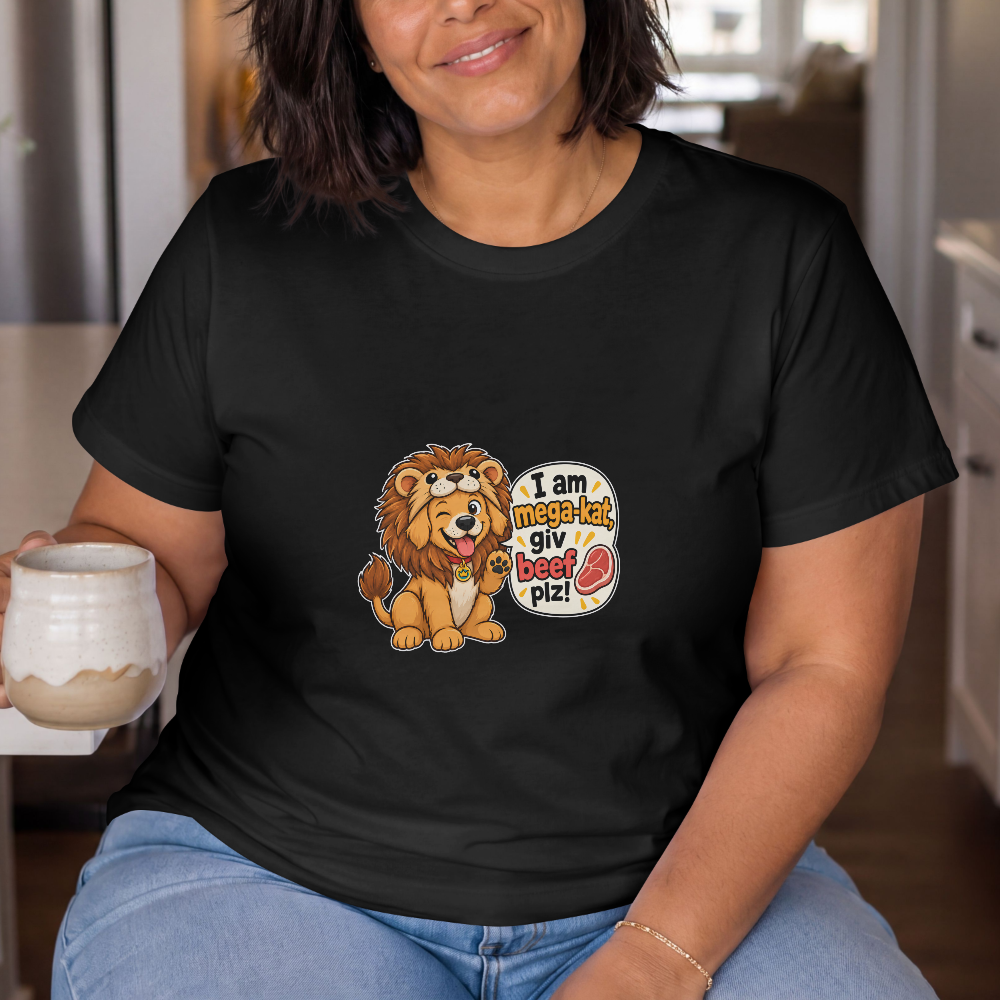I Am Mega-Kat, Giv Beef Plz! - Unisex T-Shirt