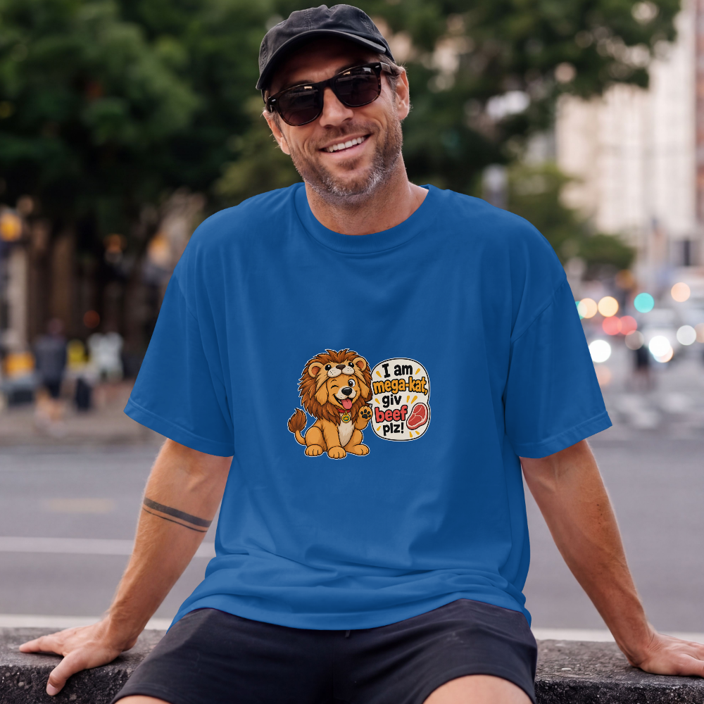 I Am Mega-Kat, Giv Beef Plz! - Unisex T-Shirt