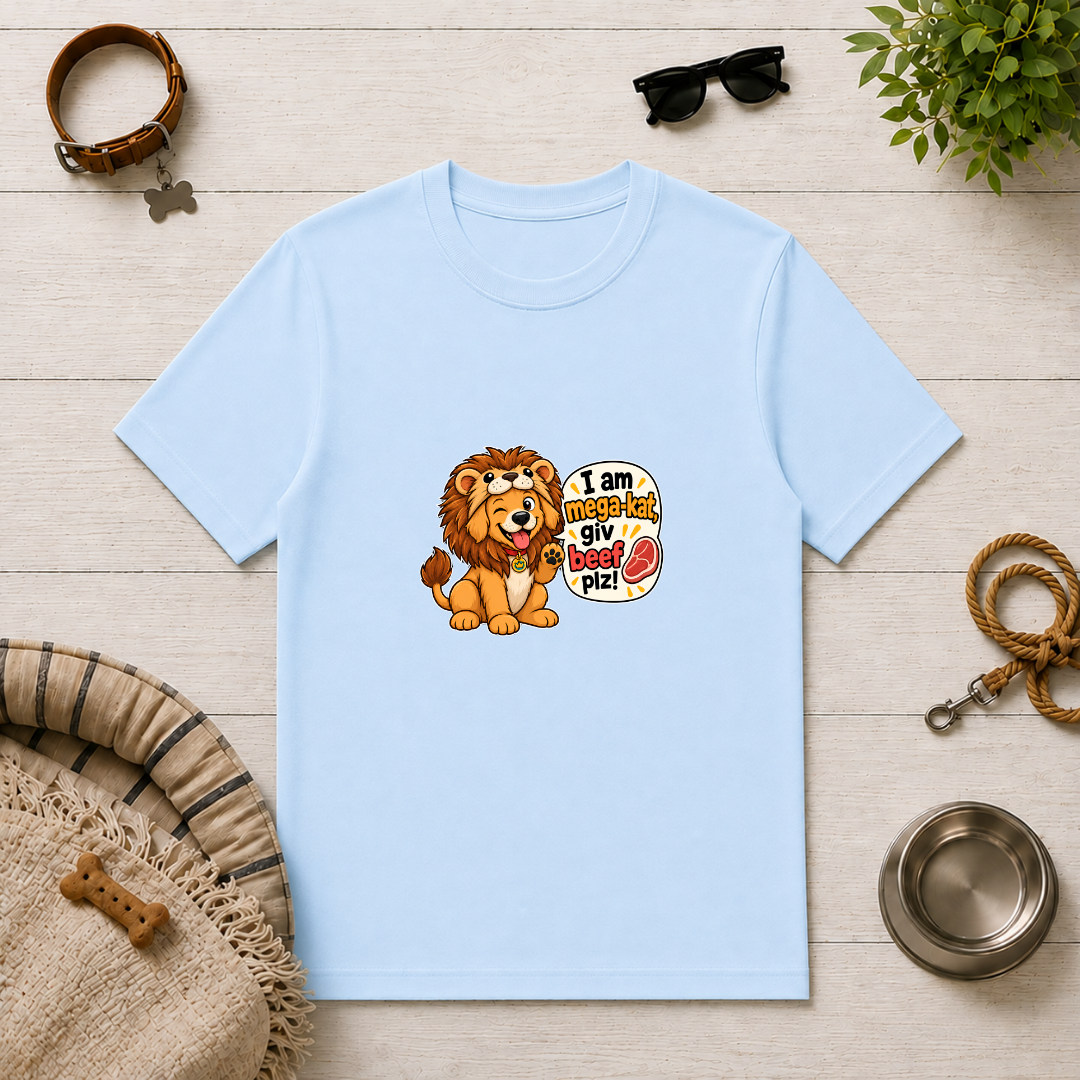 I Am Mega-Kat, Giv Beef Plz! - Unisex T-Shirt