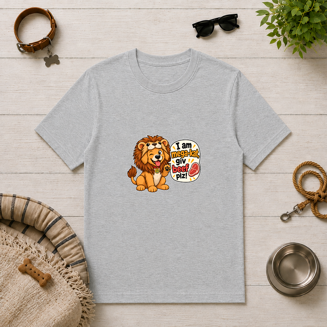 I Am Mega-Kat, Giv Beef Plz! - Unisex T-Shirt