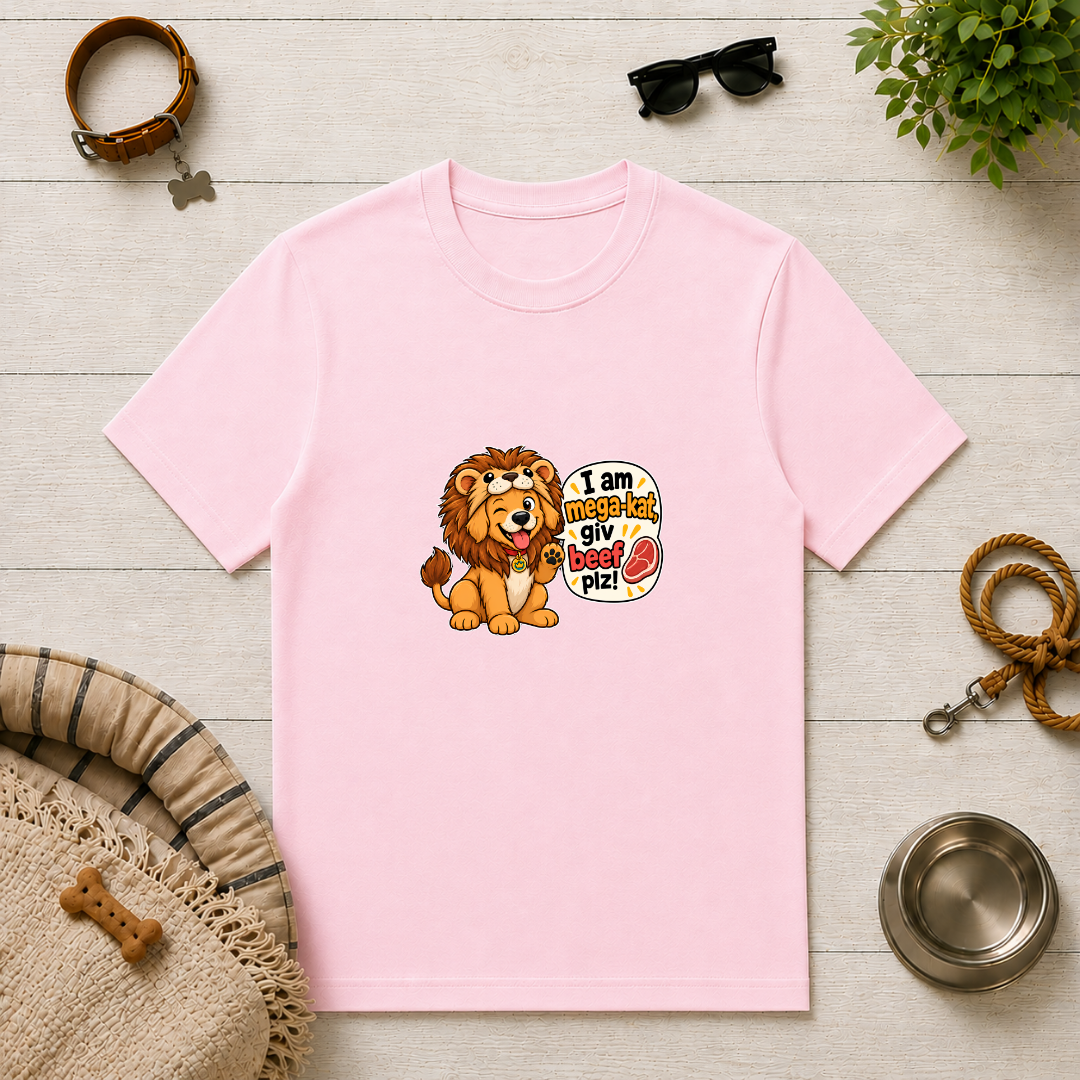 I Am Mega-Kat, Giv Beef Plz! - Unisex T-Shirt