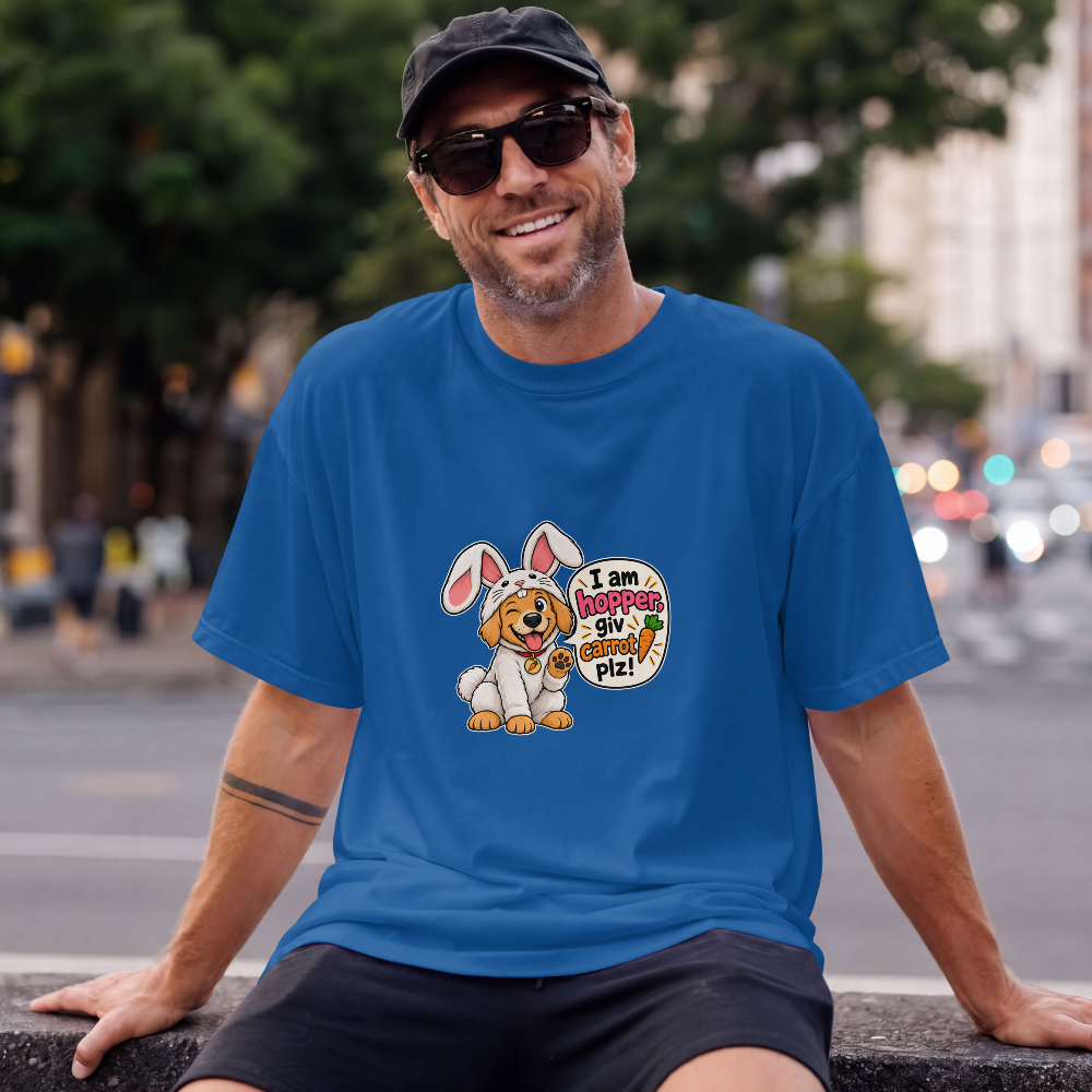 I Am Hopper, Giv Carrot Plz! - Unisex T-Shirt