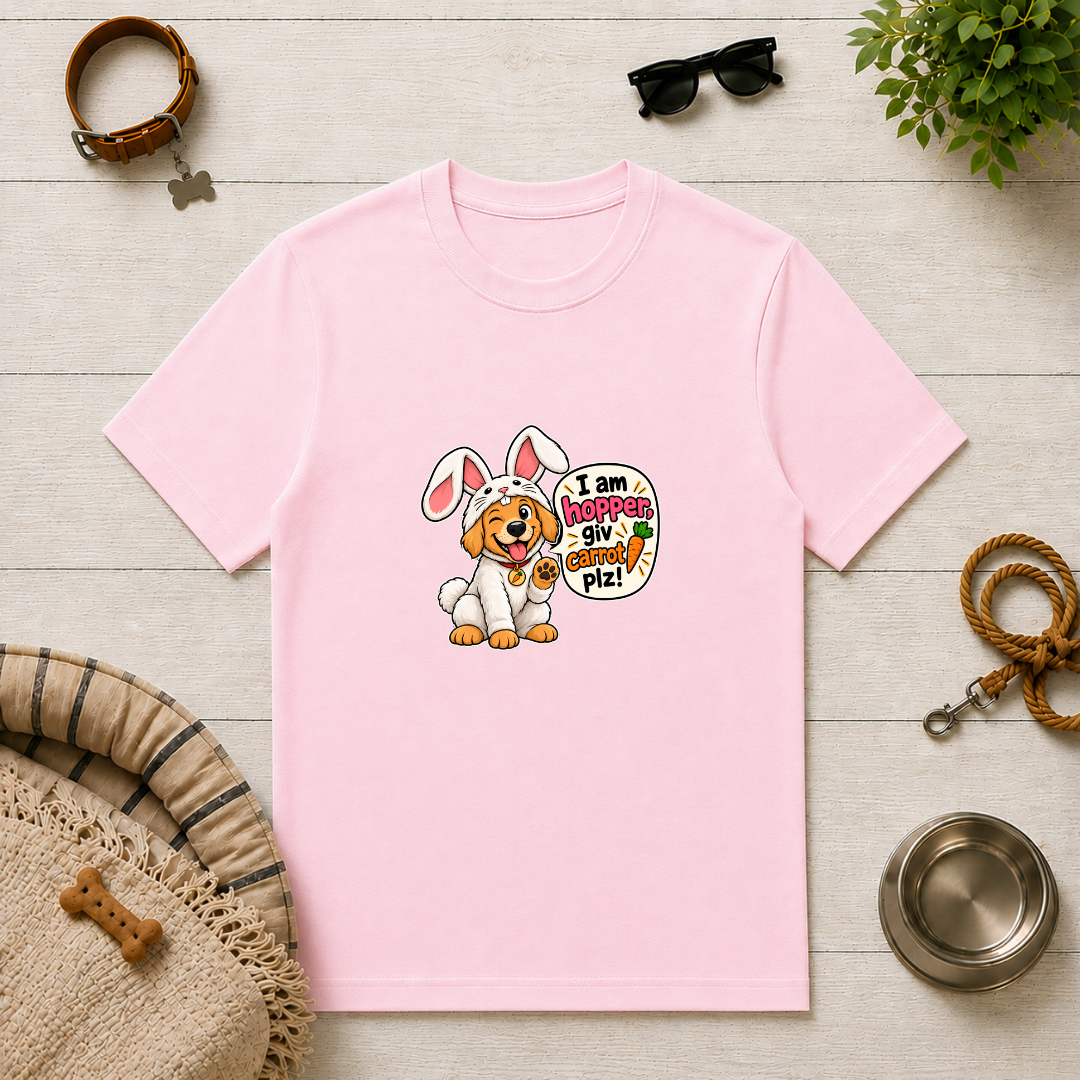 I Am Hopper, Giv Carrot Plz! - Unisex T-Shirt