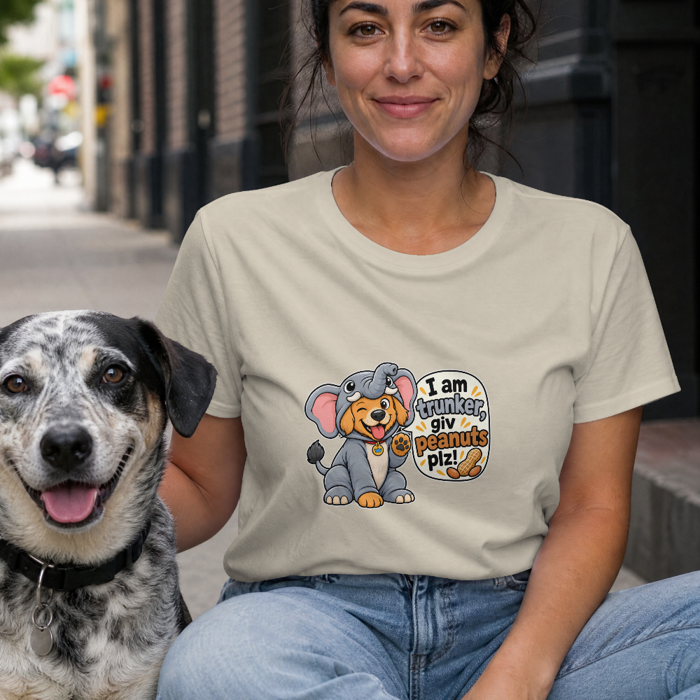 I Am Trunker, Giv Peanuts Plz! - Unisex T-Shirt