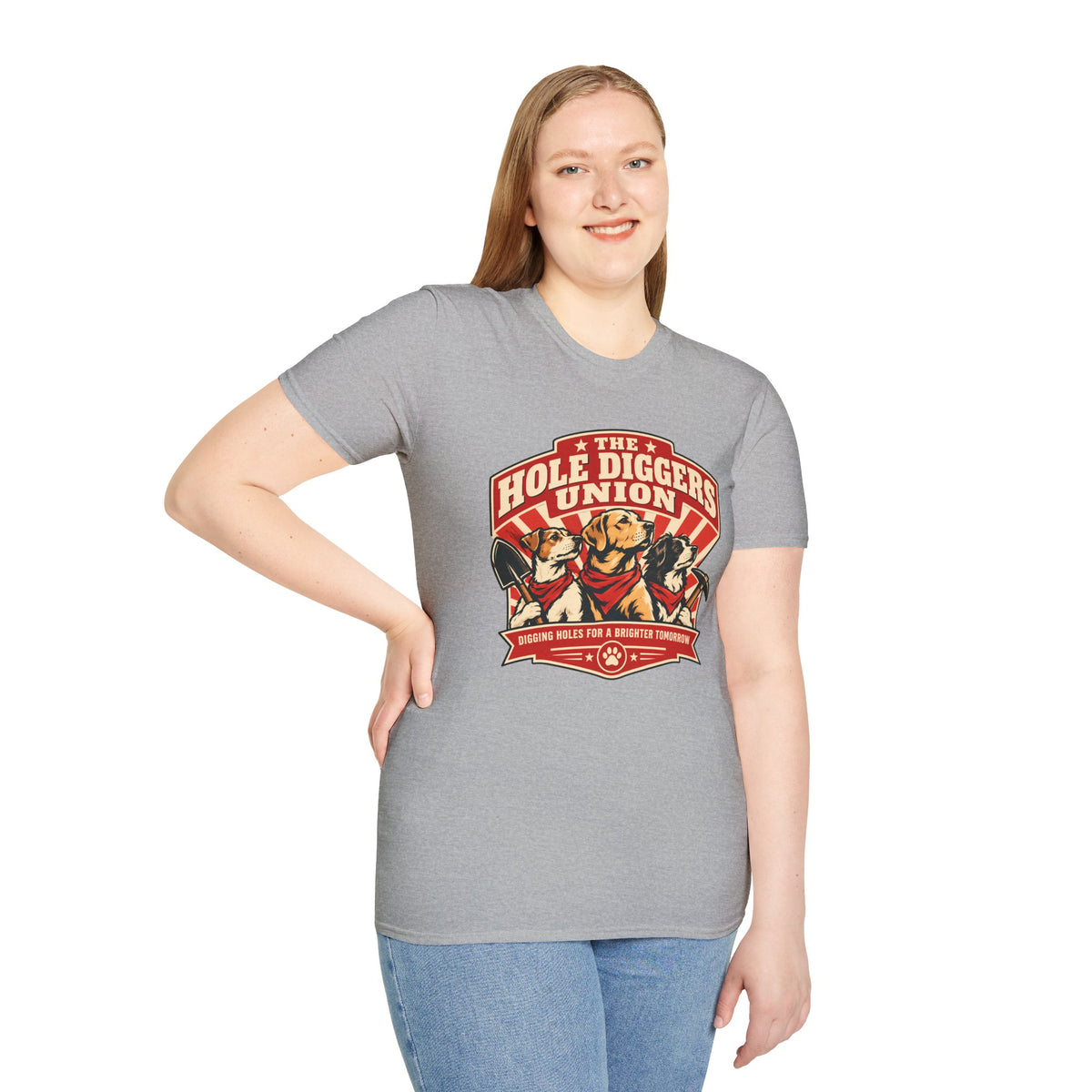 The Hole Diggers Union - Supersoft Unisex T-shirt