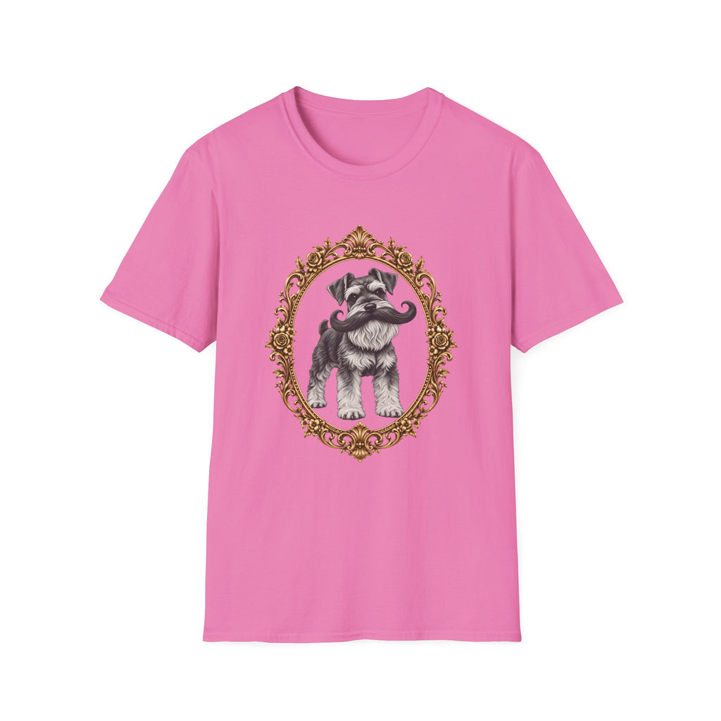 The Distinguished Sir Reginald Whiskers – Miniature Schnauzer - Supersoft Unisex T-shirt