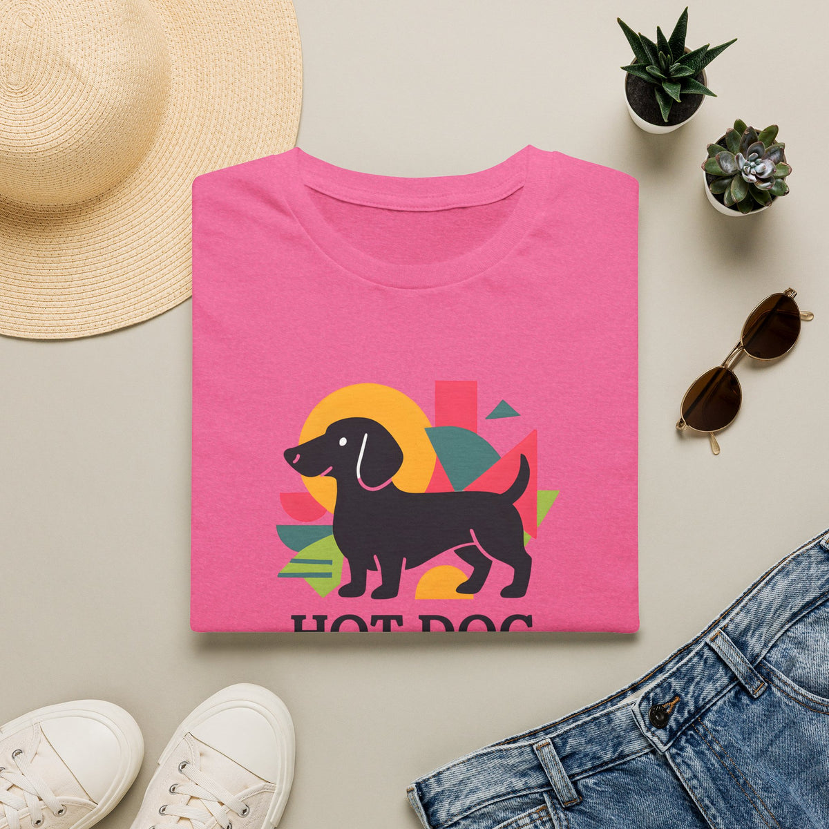 Hot Dog Energy –  Supersoft Unisex T-Shirt