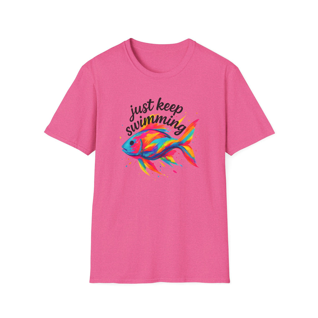 Just Keep Swimming - Goldfish –  Supersoft Unisex T-Shirt