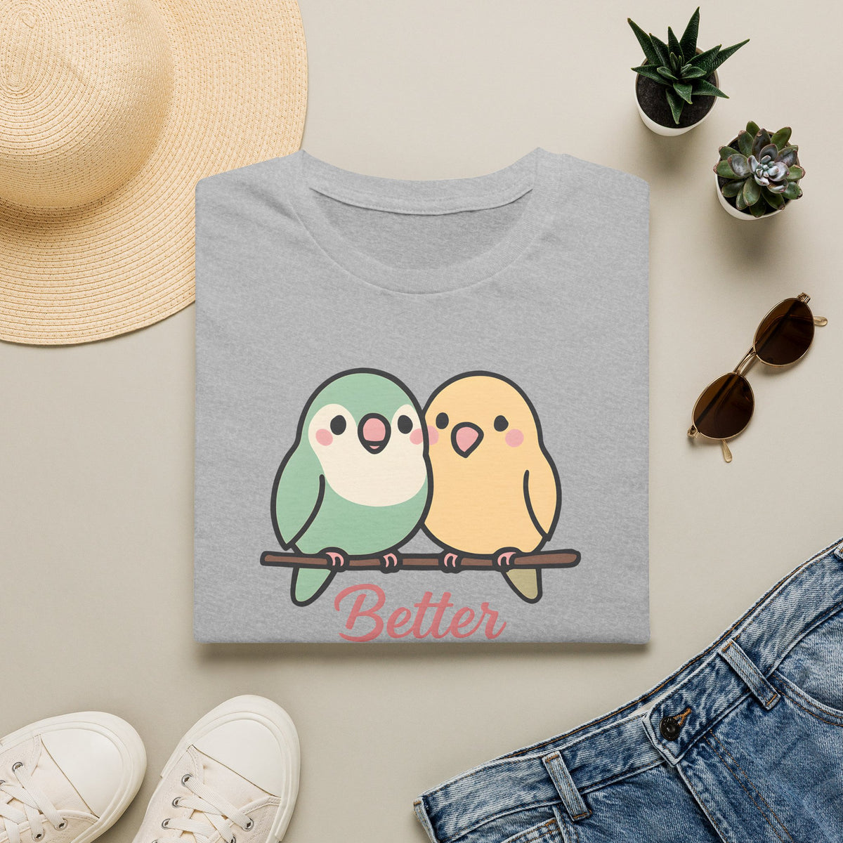Better Together Birds –  Supersoft Unisex T-Shirt