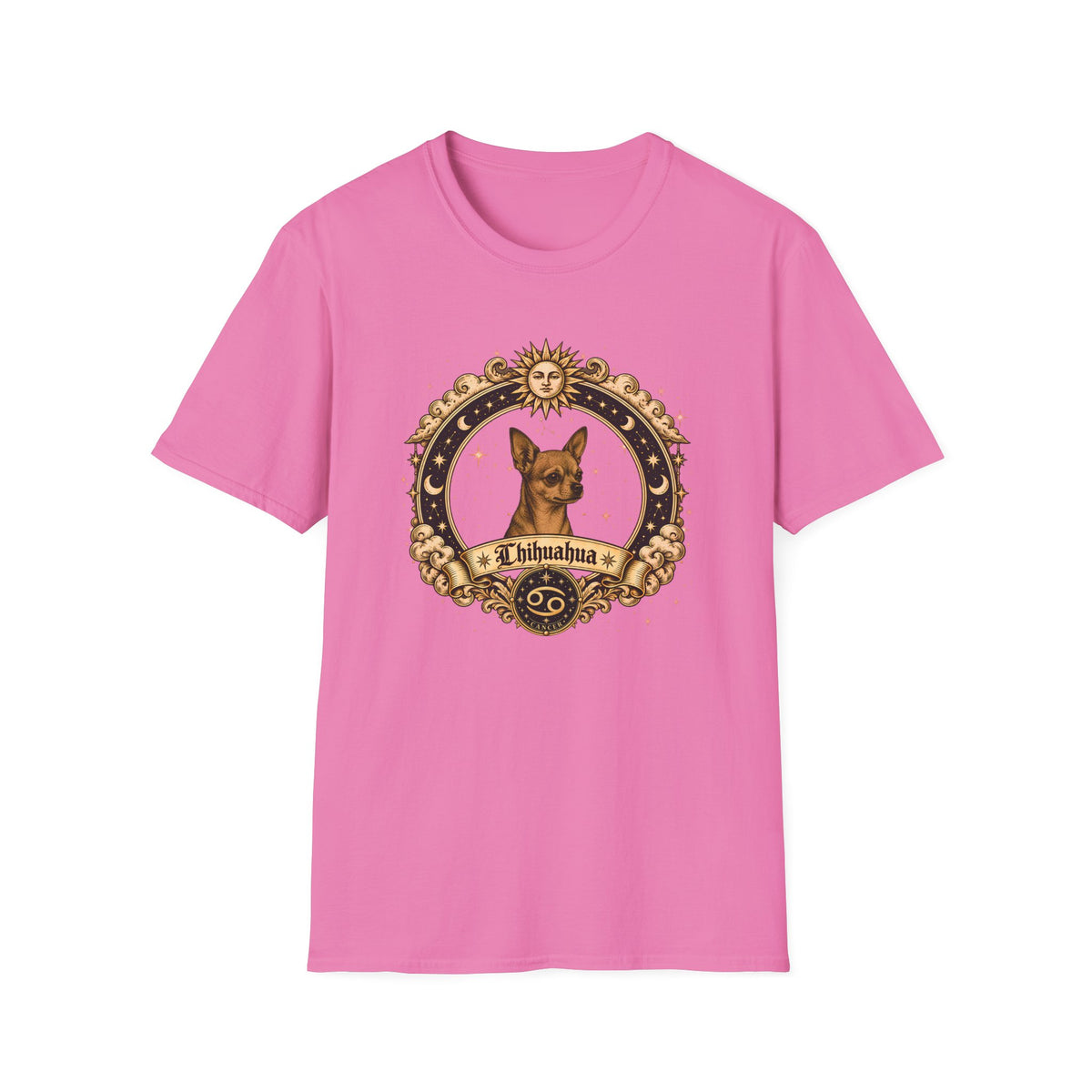 Zodiac Cancer Chihuahua - Dog Horoscope Star Sign - Supersoft Unisex T-shirt