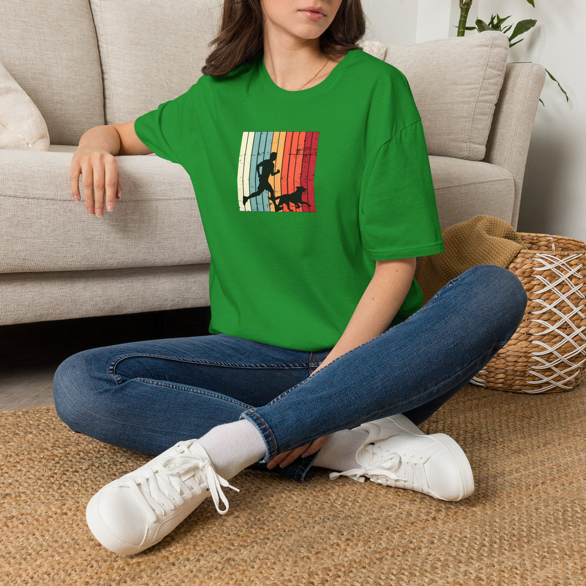 Running With My Best Friend –  Supersoft Unisex T-Shirt