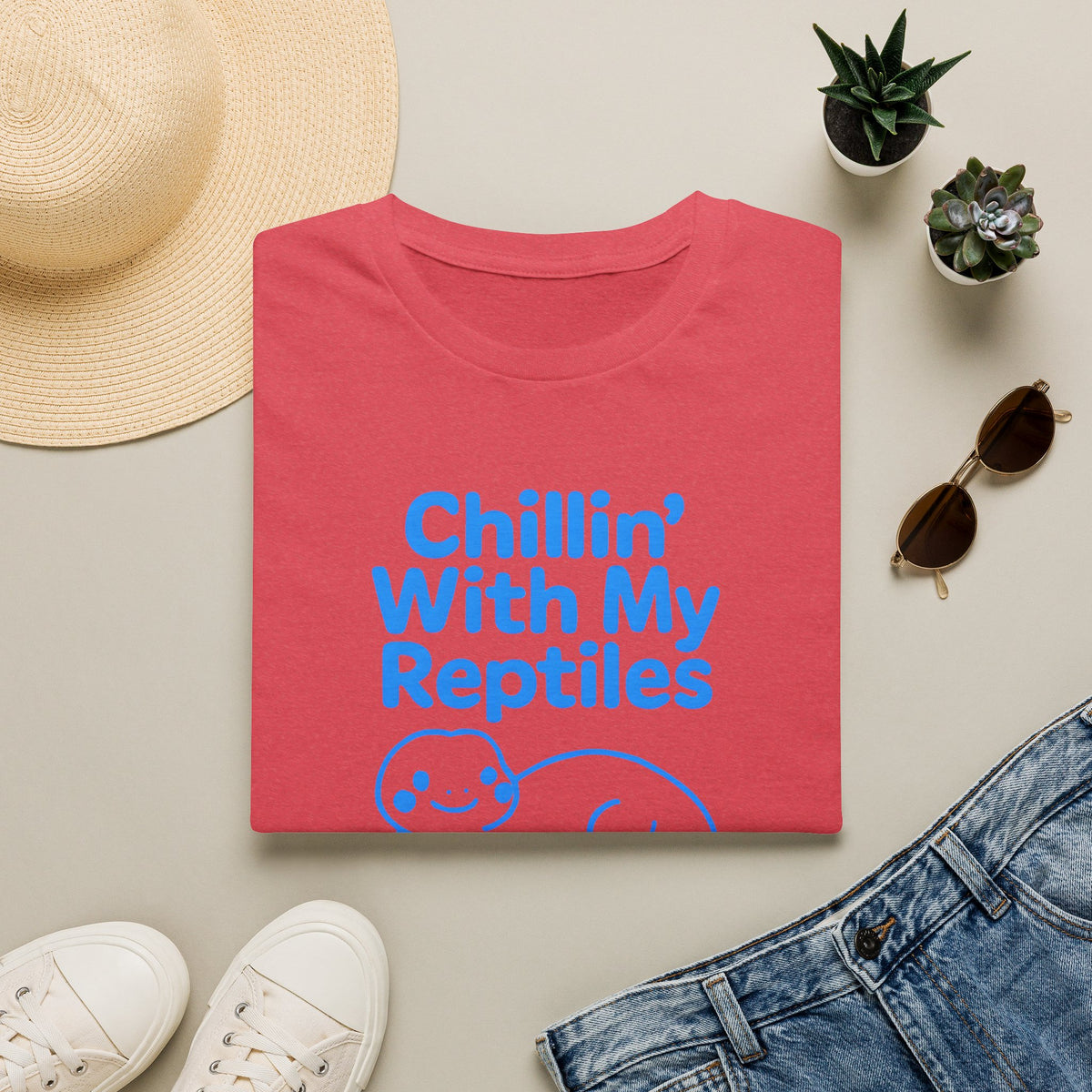 Chillin' With My Reptiles –  Supersoft Unisex T-Shirt