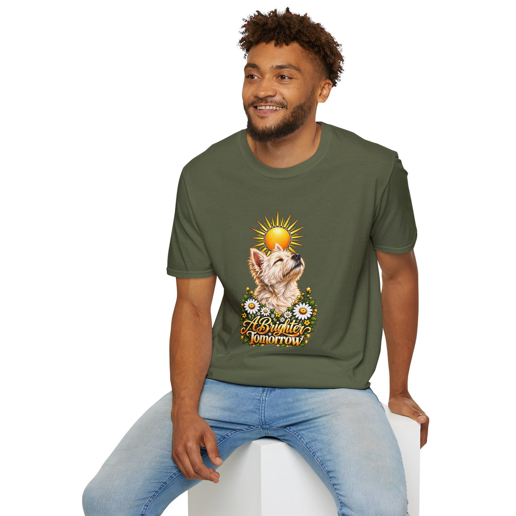 A Brighter Tomorrow - West Highland Terrier - Supersoft Unisex T-shirt