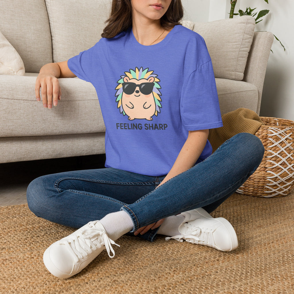 Feeling Sharp Hedgehog –  Supersoft Unisex T-Shirt