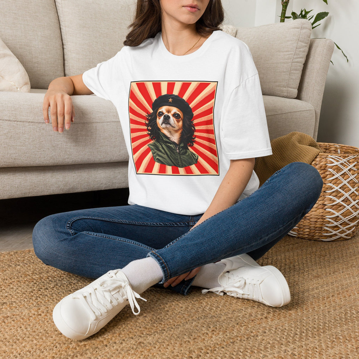 Chih Guevara – The Pawvolution Begins! - Supersoft Unisex T-shirt