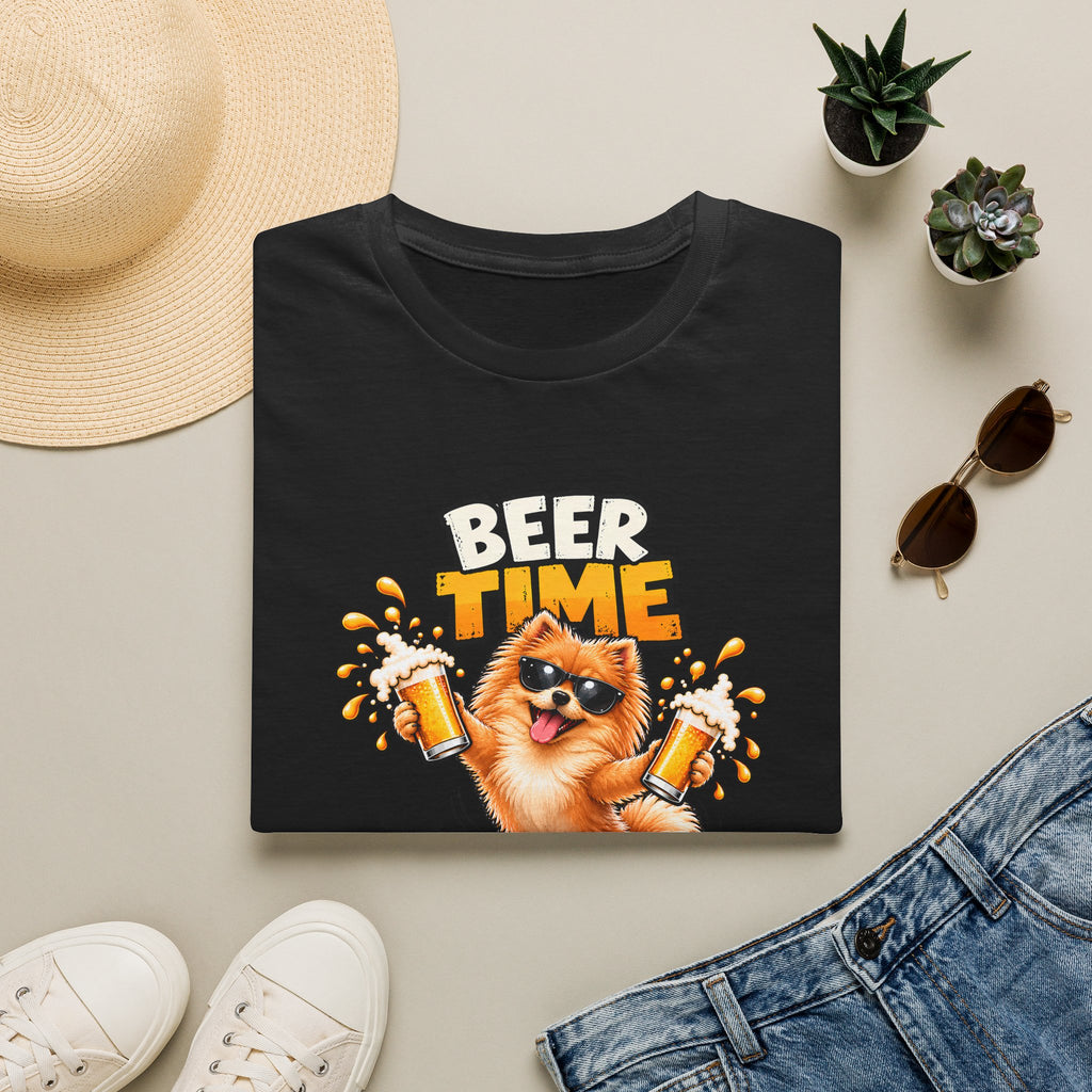 Beer Time, Madafakas! – Pomeranian - Supersoft Unisex T-shirt