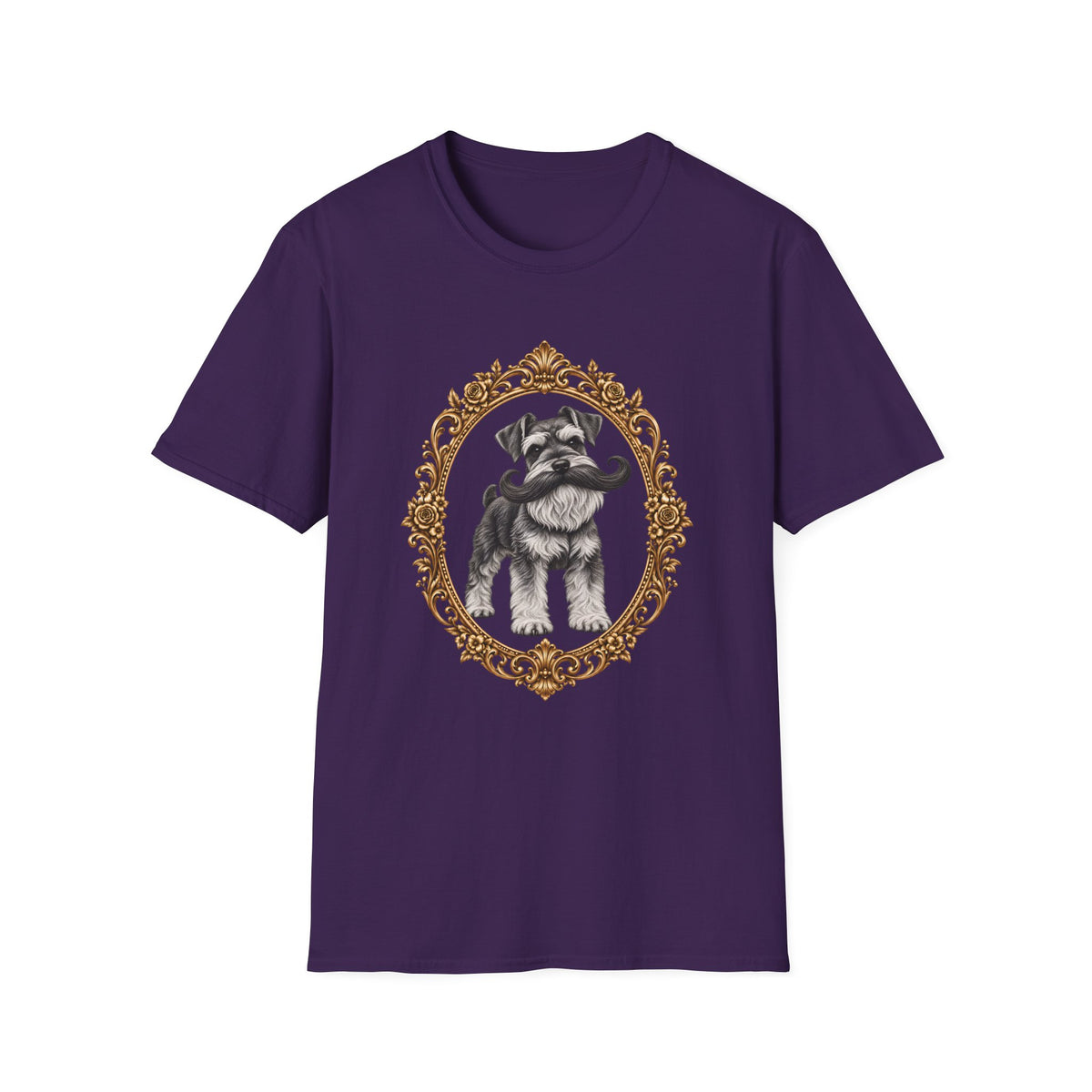 The Distinguished Sir Reginald Whiskers – Miniature Schnauzer - Supersoft Unisex T-shirt