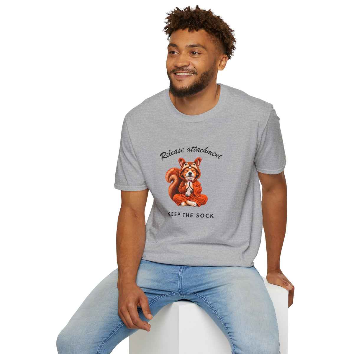 Good Boy's Guide to Enlightenment – Release Attachment, Keep the Sock –  Supersoft Unisex T-Shirt