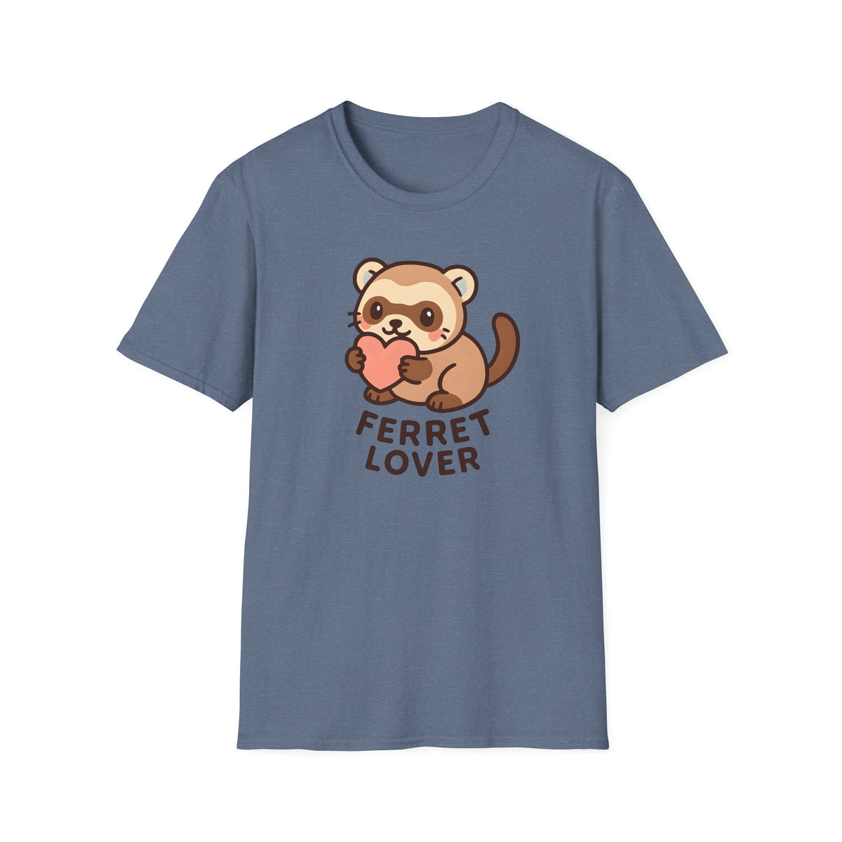 Ferret Lover Cute Kawaii –  Supersoft Unisex T-Shirt