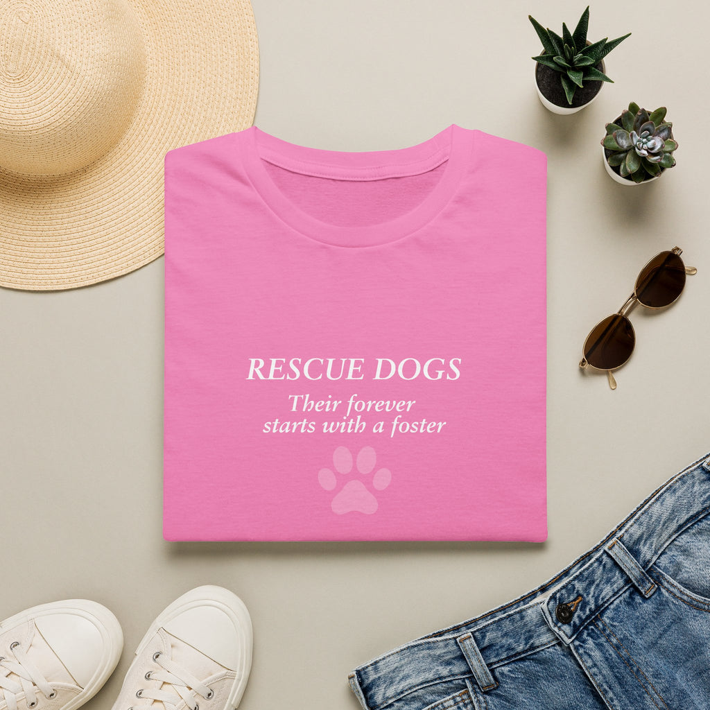 Paw Prints On Our Hearts – Their Forever Starts With A Foster –  Supersoft Unisex T-Shirt